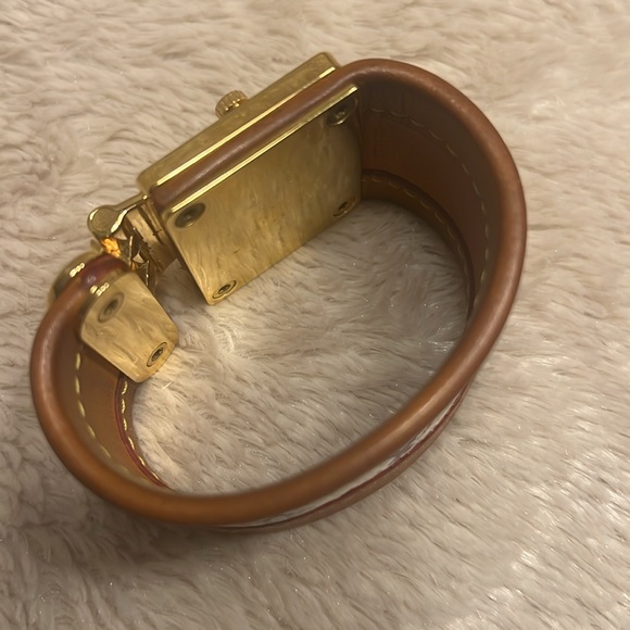 LOUIS VUITTON X TAKASHI MURAKAMI Leather Cuff Bracelet Unisex - Picture 8 of 13